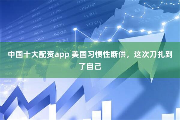 中国十大配资app 美国习惯性断供，这次刀扎到了自己